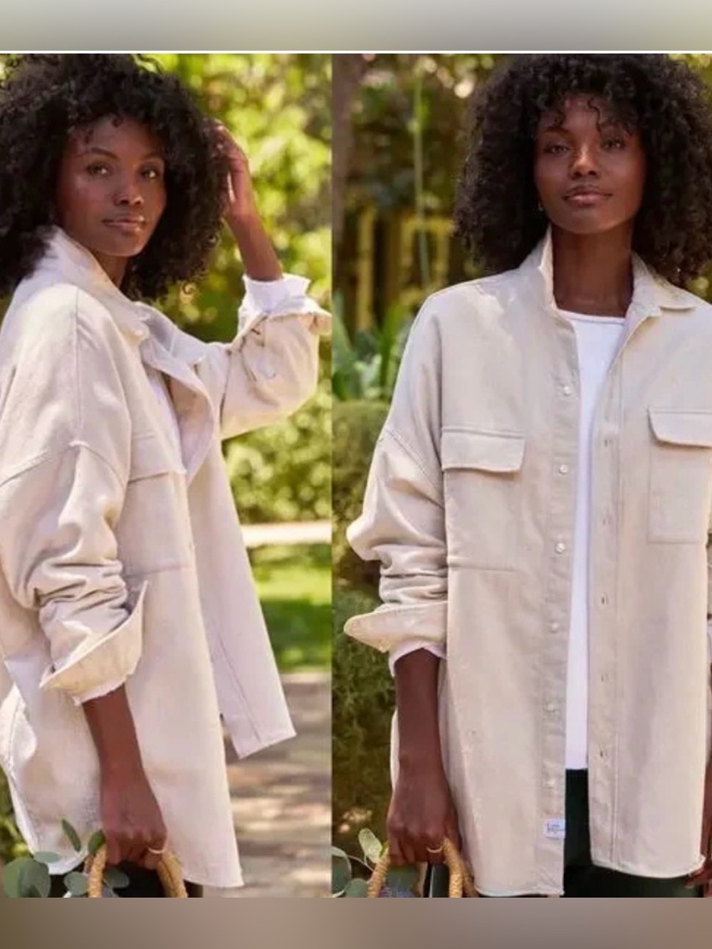 Frank & Eileen Natural Mcloghlins Shirt Jacket XSS